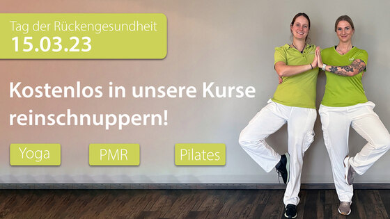Kostenlos in unsere Kurse reinschnuppern